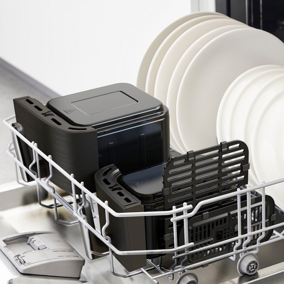 Tefal Dual Easy Fry 'Grill – Frytkownica beztłuszczowa z podwójnymi koszami
