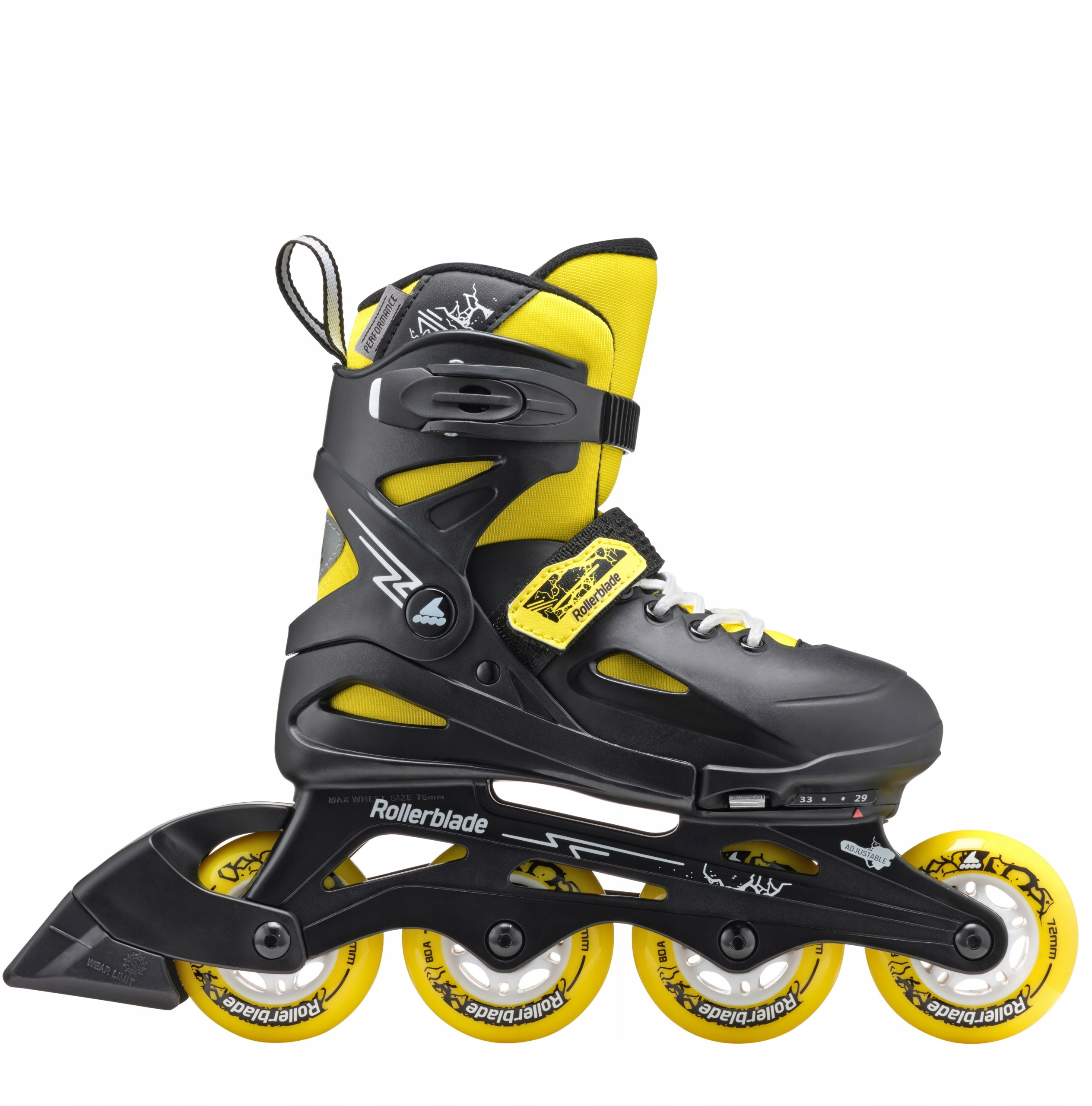 Wydajne koła Rollerblade 72mm / 80A