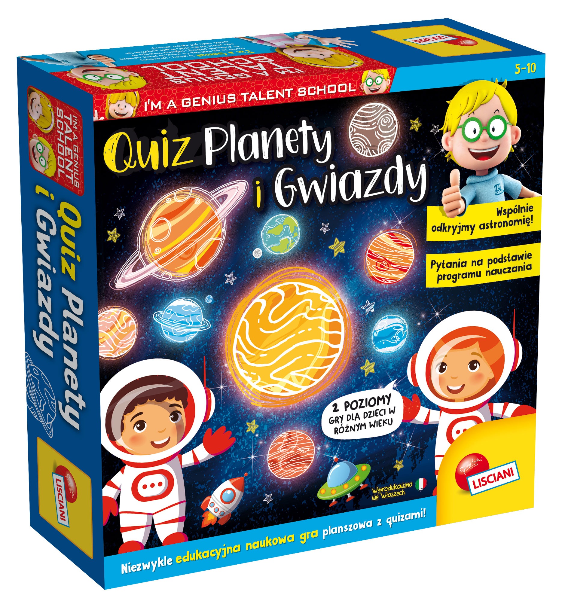 Quiz Planety i Gwiazdy – Naukowa gra planszowa dla dzieci