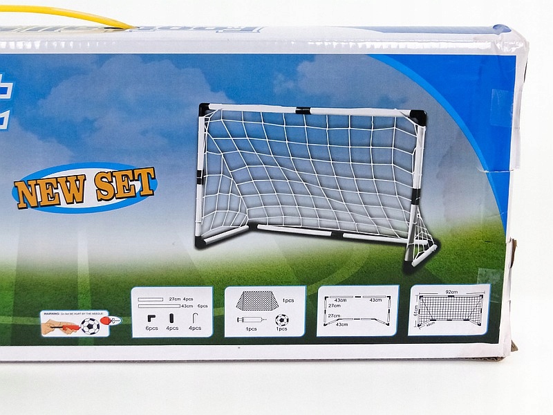 Rozkładana bramka do piłki nożnej – Łatwy montaż i transport