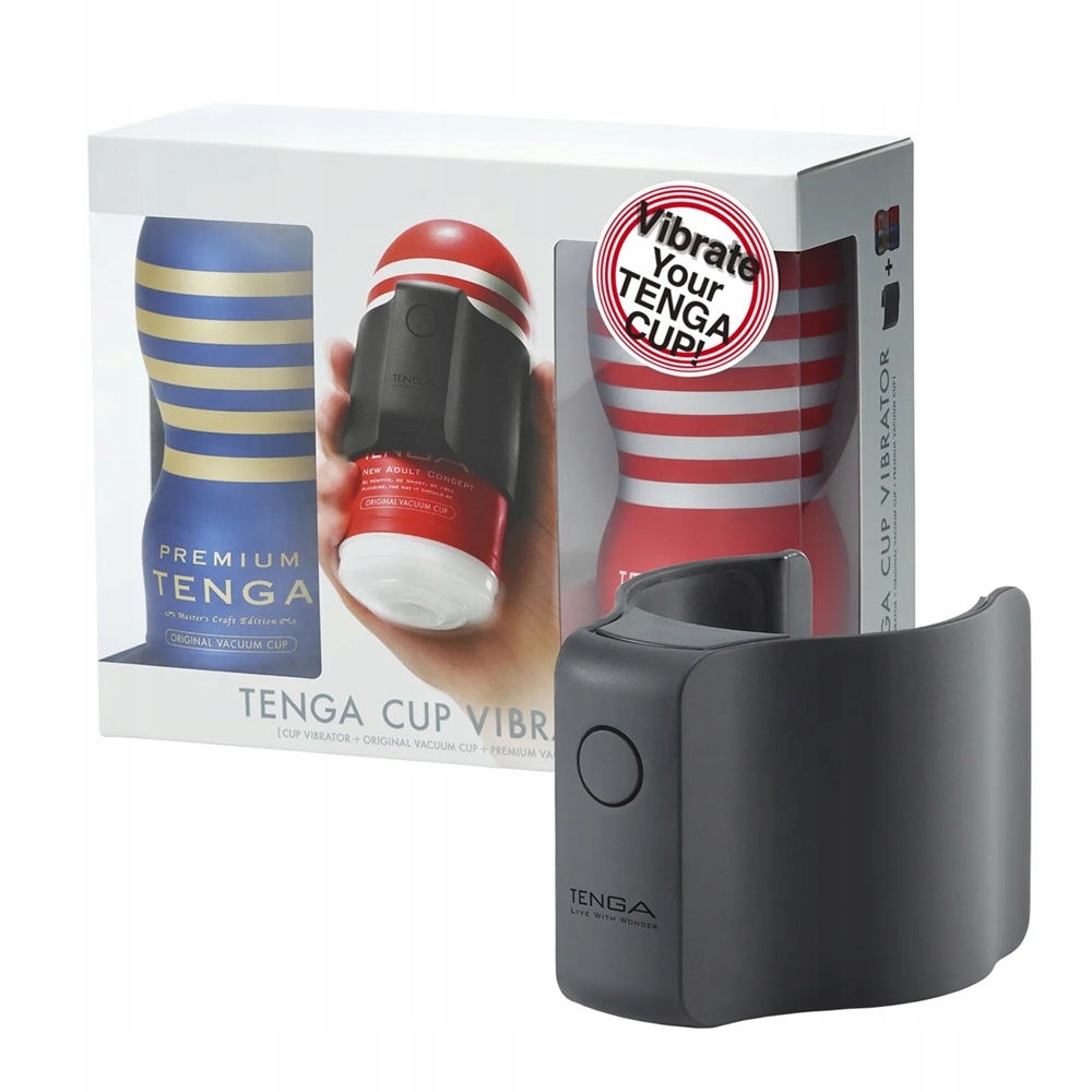 TENGA Cup Vibrator – Ekscytujący wibrator kubkowy dla niezapomnianych doznań