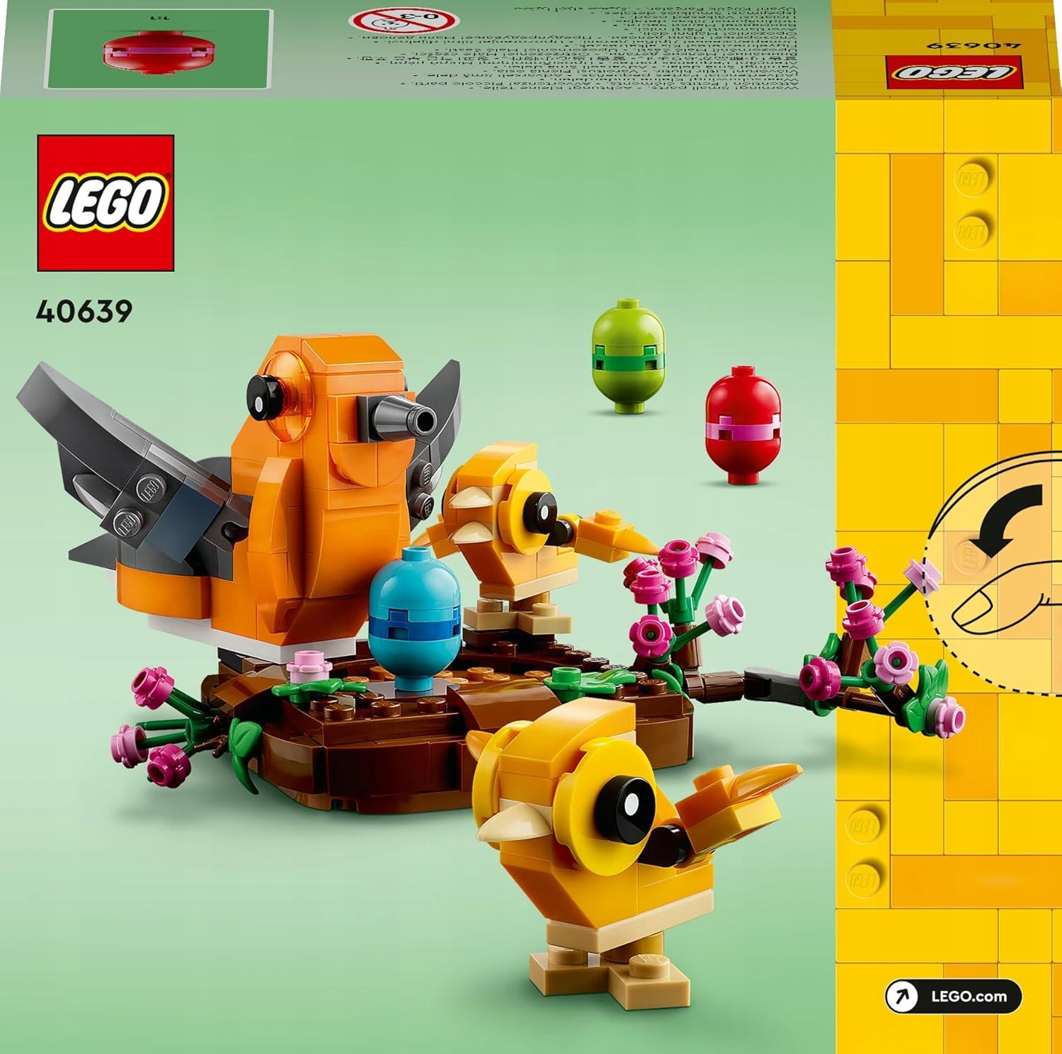 Zestaw LEGO® z 232 elementami – Co zawiera Ptasie gniazdo?