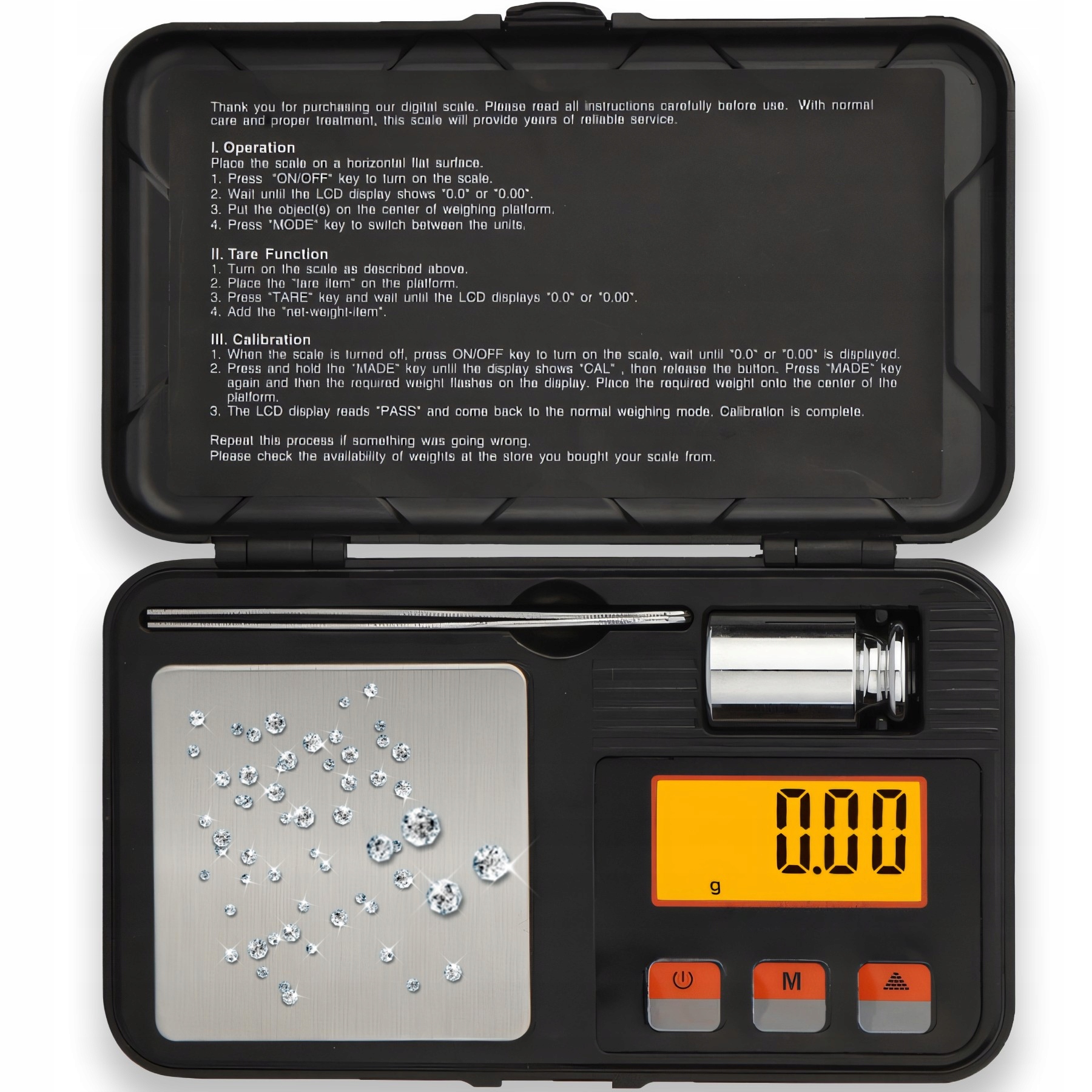 Czytelny podświetlany wyświetlacz LCD