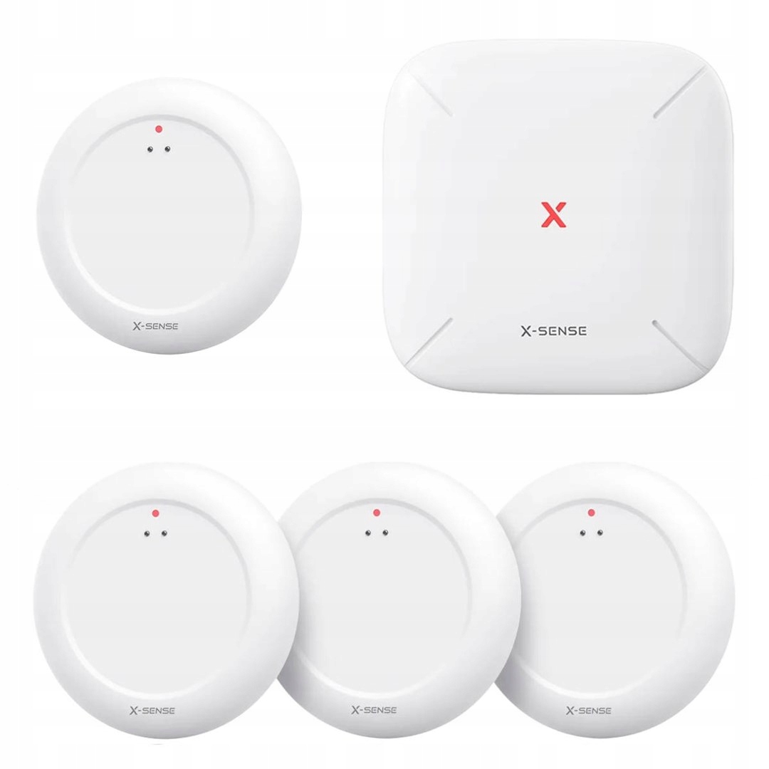 X-Sense SWS0A41 – Detektor wycieków cieczy z bateriami w zestawie