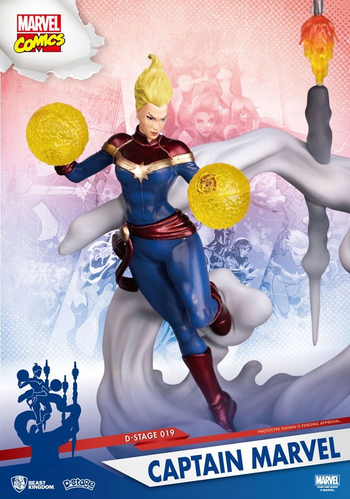Doskonałe odwzorowanie postaci Captain Marvel