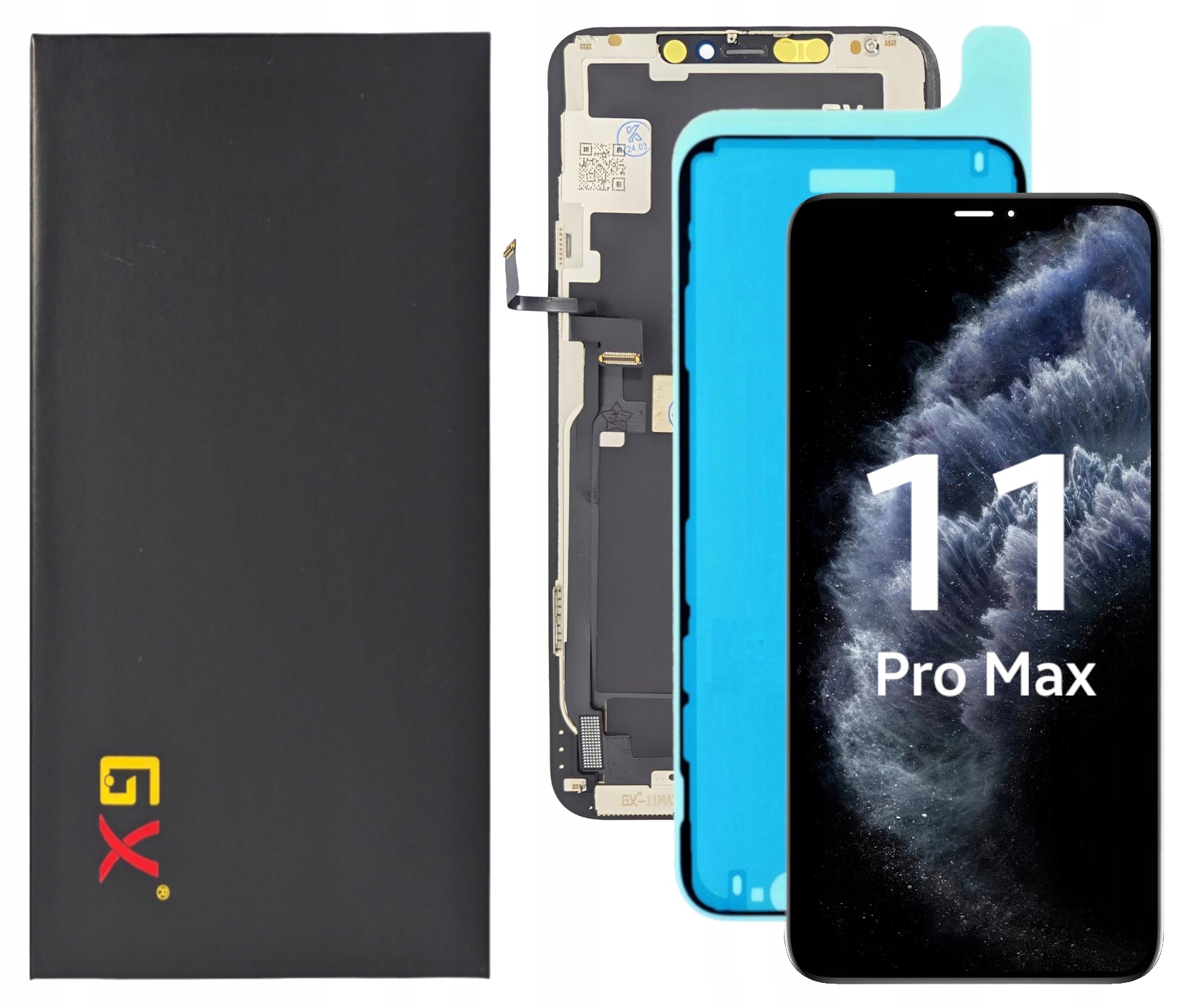 Wyświetlacz Ekran LCD do iPhone 11 Pro Max GX OLED z Uszczelką – Idealne rozwiązanie dla Twojego smartfona