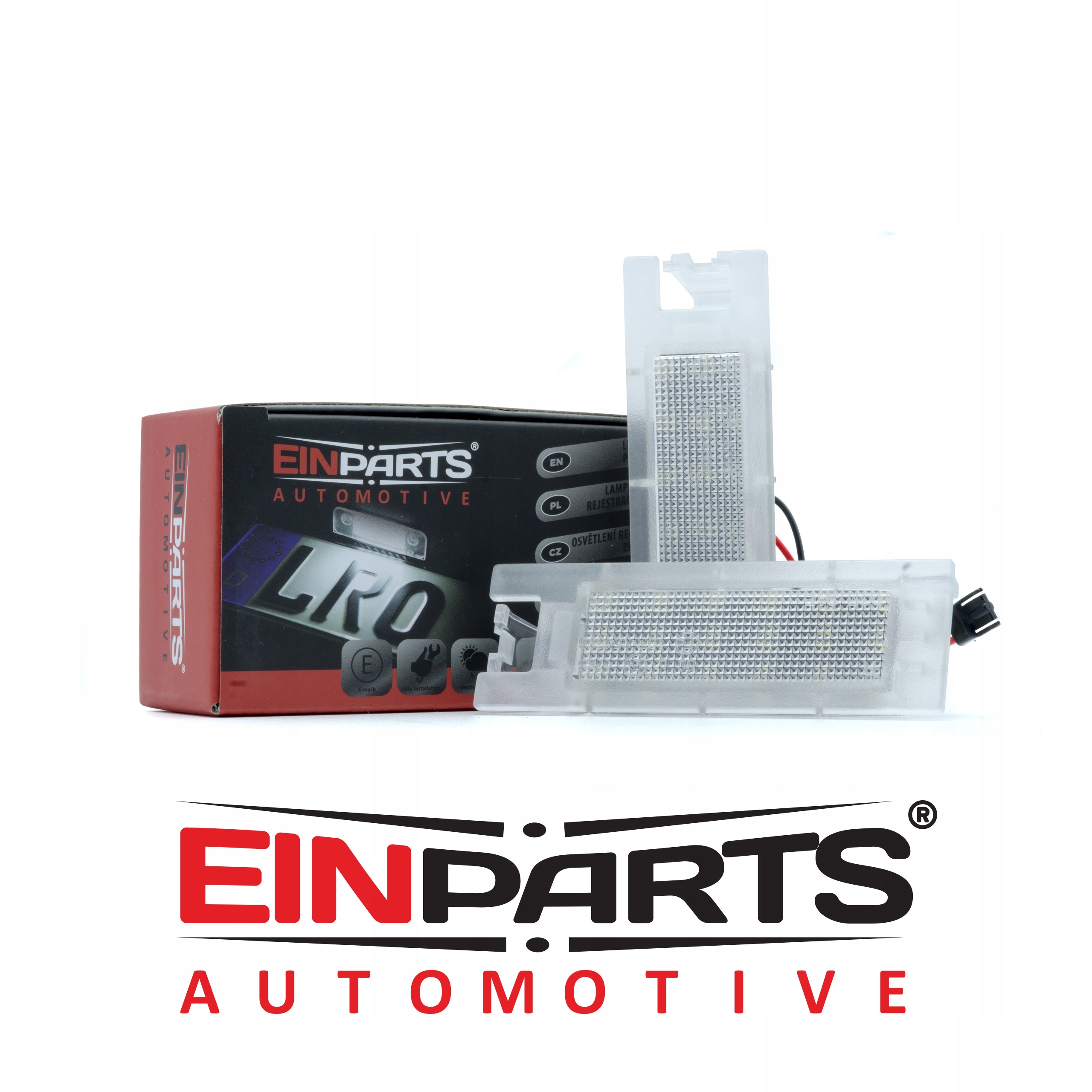 EINPARTS Lampa rejestracyjna do HYUNDAI TUCSON 2010-2014 – Wysokiej jakości oświetlenie LED