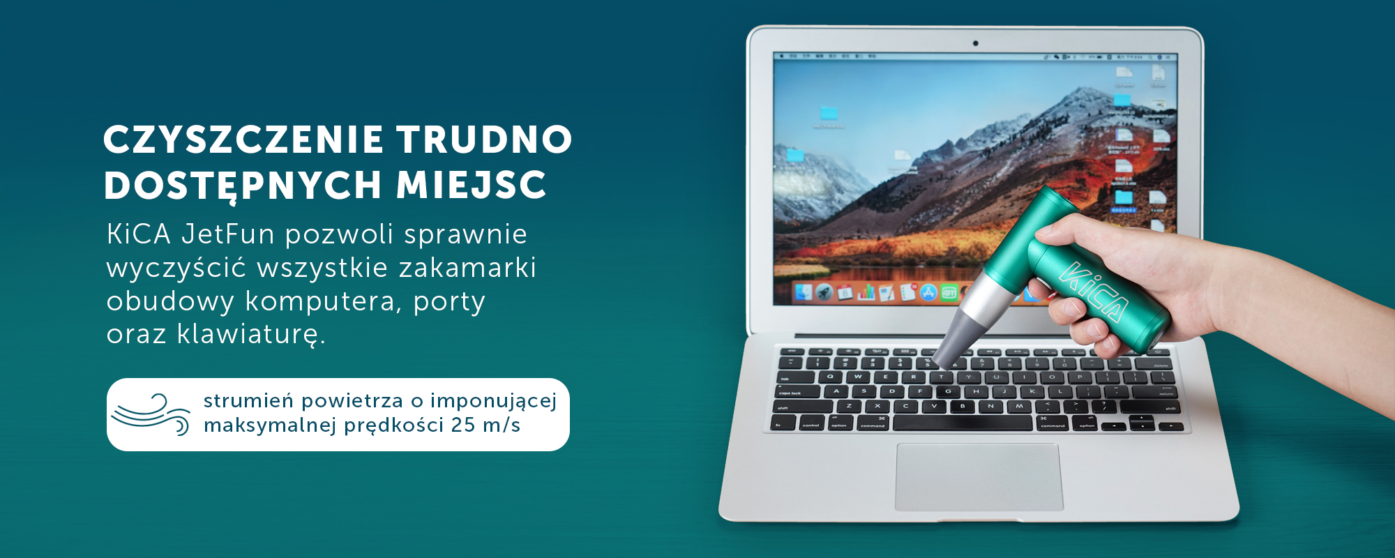 width=100% Dmuchawa wielofunkcyjna FeiyuTech KiCA JetFan - szara