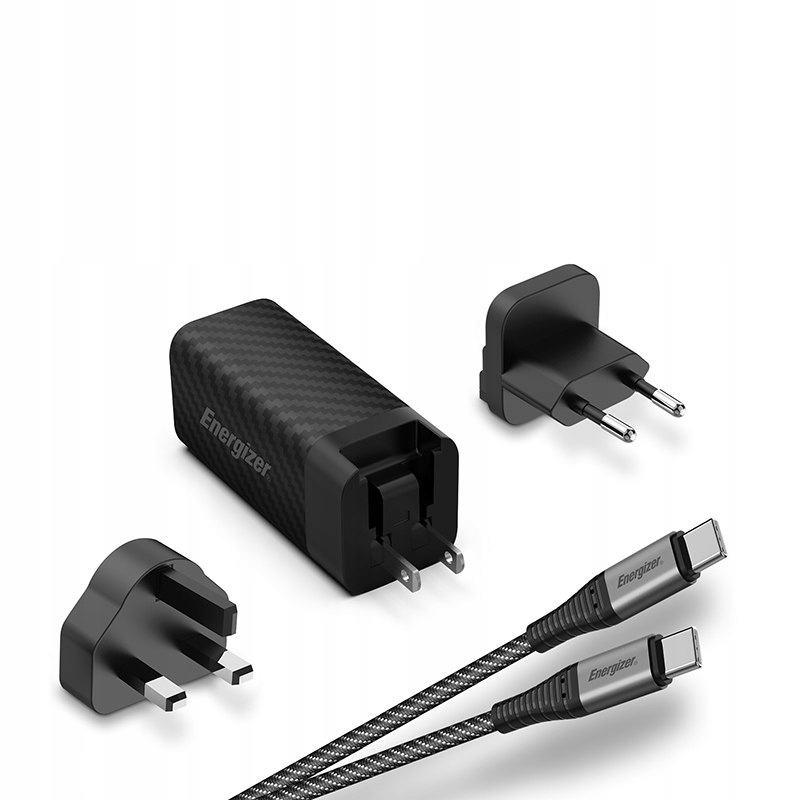 W zestawie: kabel USB-C i adaptery