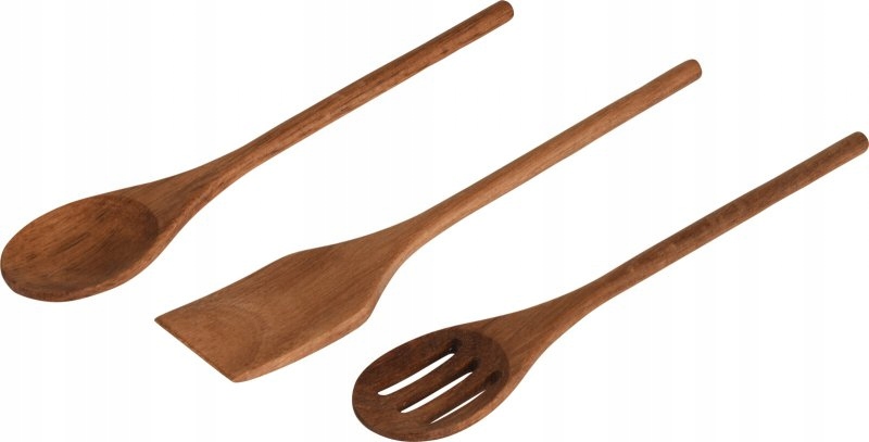 Przybory kuchenne drewniane zestaw 3 szt. – Idealne do każdej kuchni