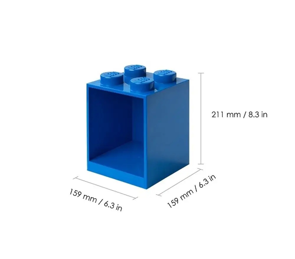 Wymiary i materiał – Szczegóły konstrukcji półki LEGO