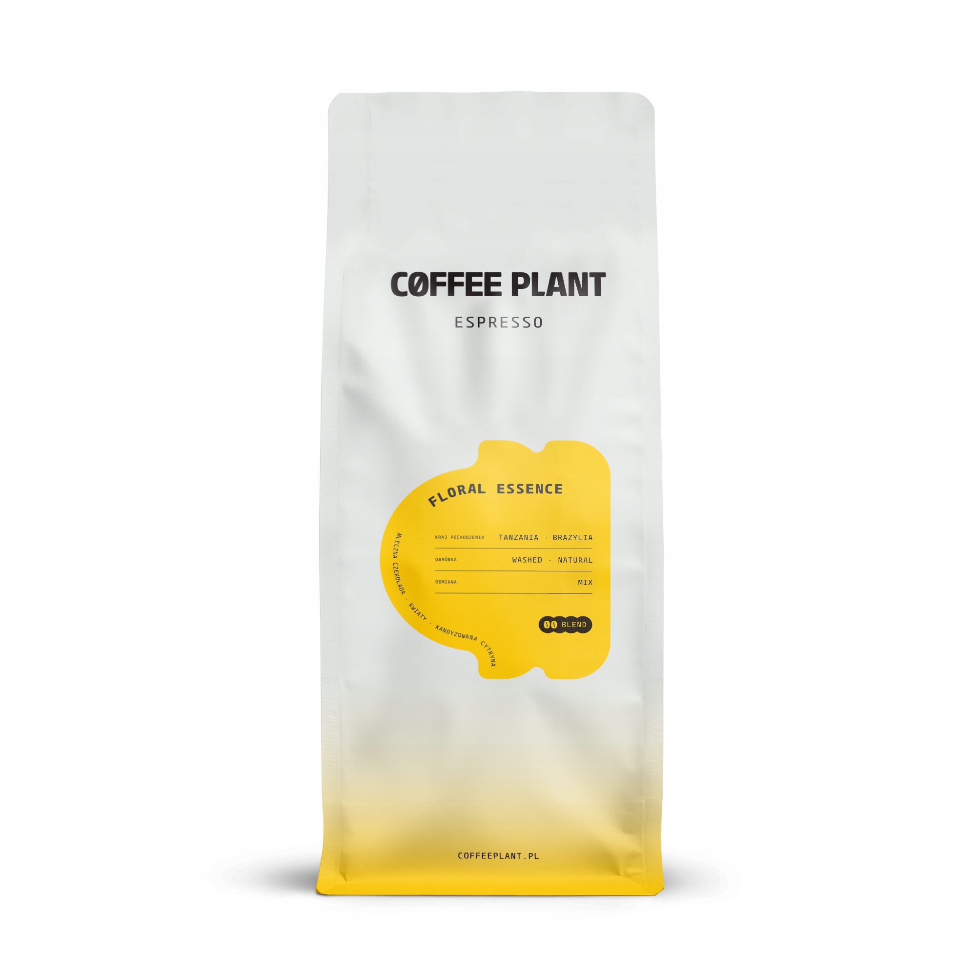 Kawa ziarnista COFFEE PLANT - Floral Espresso 1 kg – Doskonały wybór dla miłośników kawy