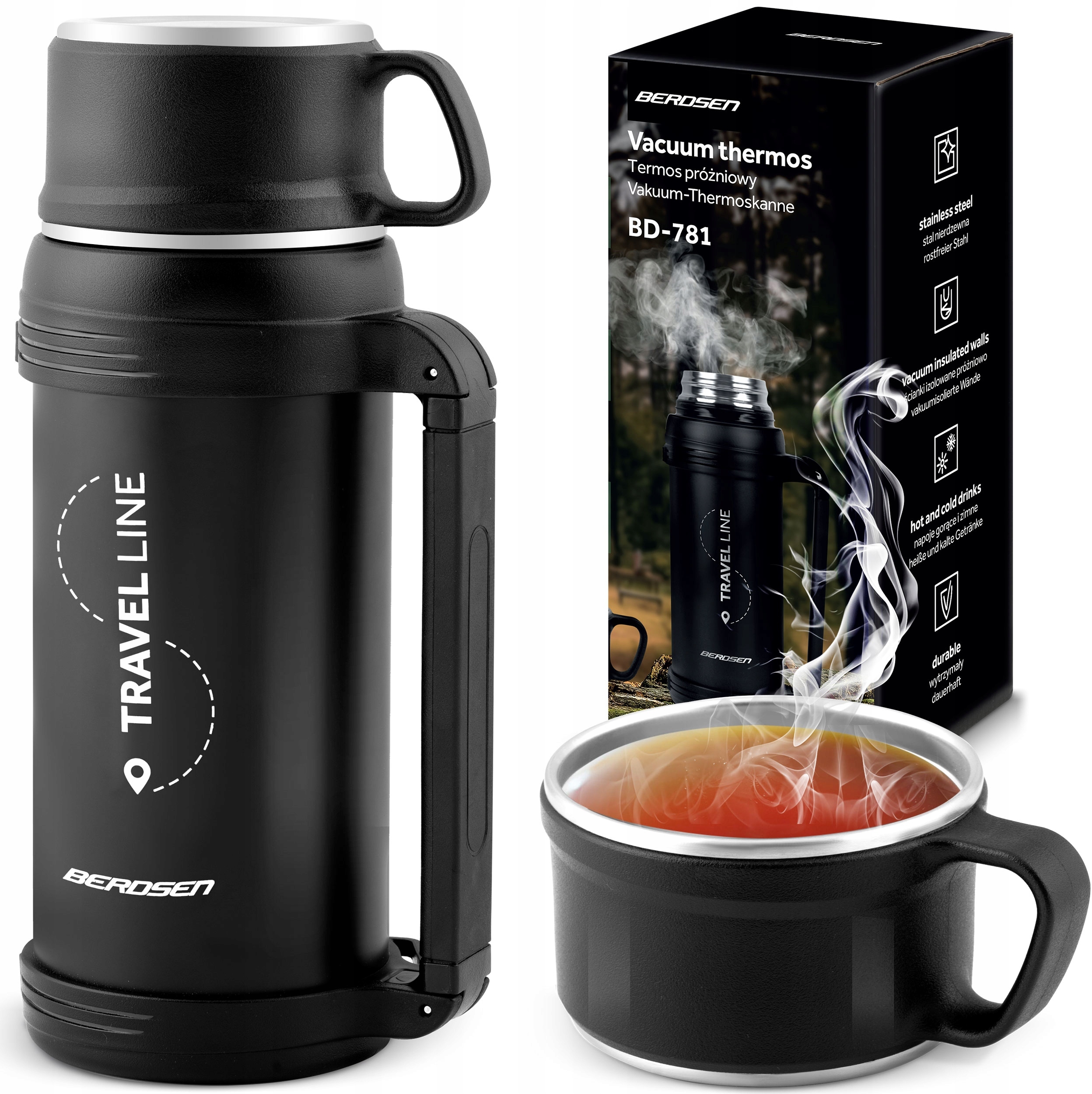 Termos próżniowy 1500 ml BD-781 – Twój idealny towarzysz podróży