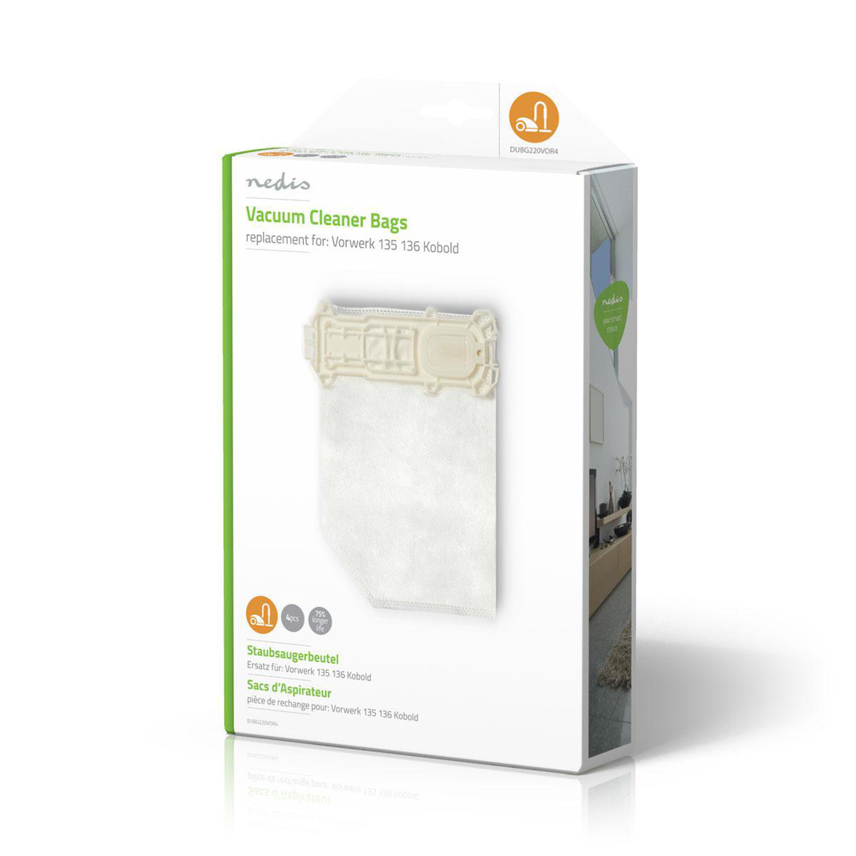 Nedis DUBG220VOR4 – Worek na kurz do odkurzacza
