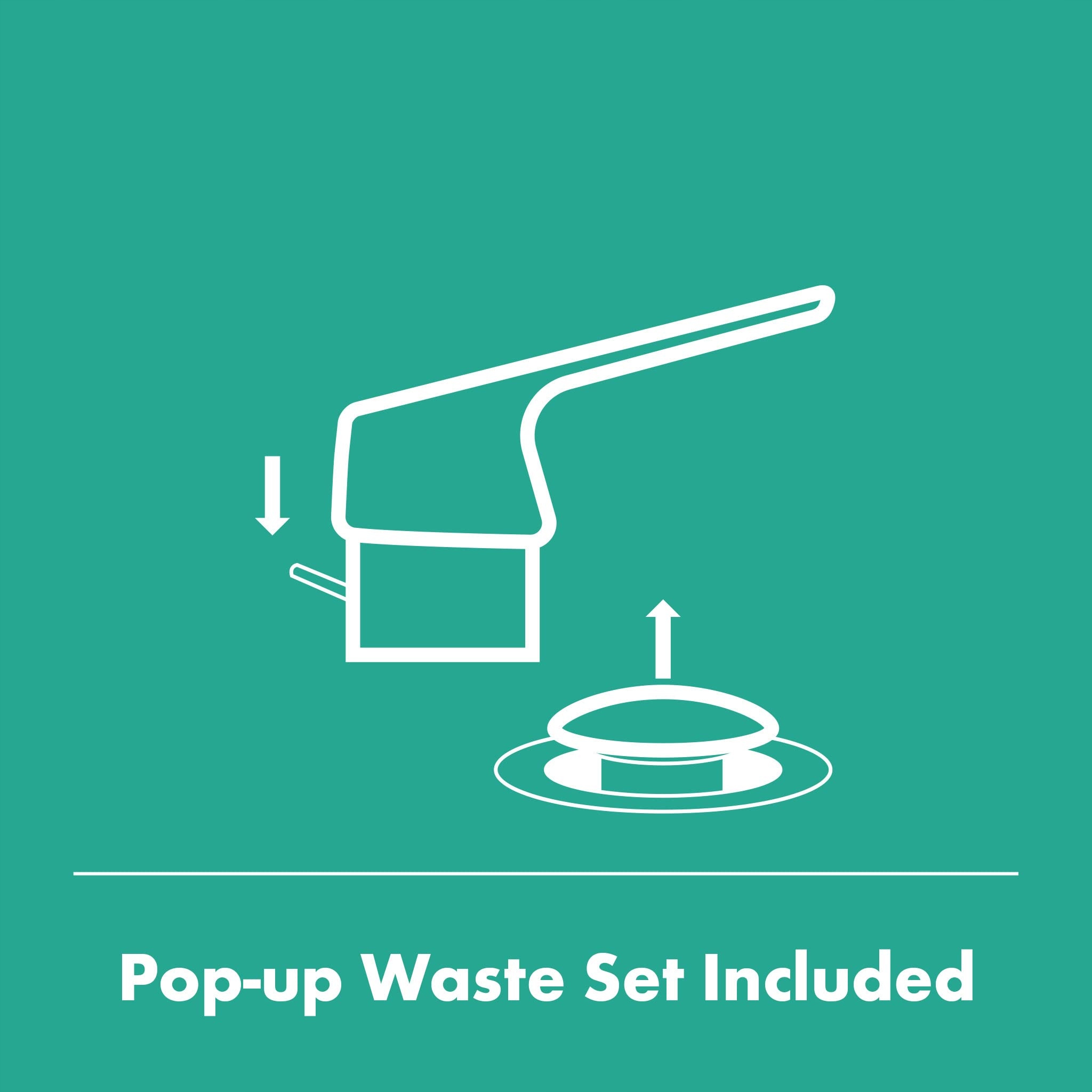 Zestaw odpływowy z drążkiem do podciągania