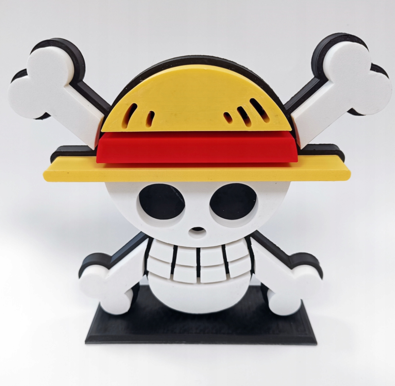 Przestrzenne Logo 3D Kultowe Anime Piraci – Wyjątkowa dekoracja do Twojego wnętrza