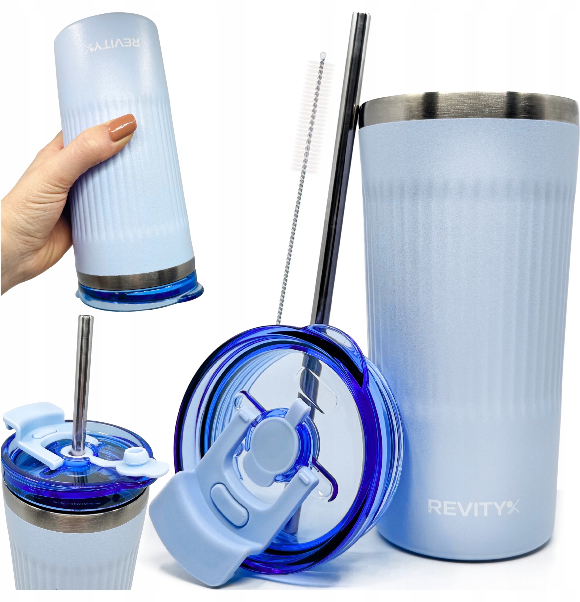 Kubek termiczny ze słomką termos ze stali nierdzewnej – Idealny towarzysz na każdą okazję