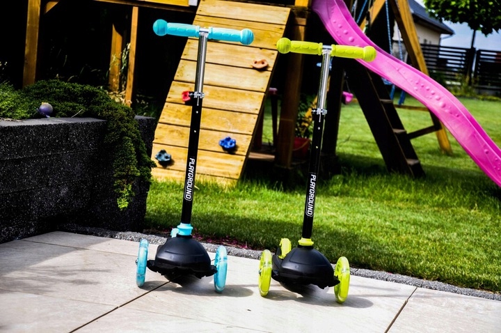 Hulajnoga Playground Trójkołowa LED – Bezpieczna zabawa dla najmłodszych