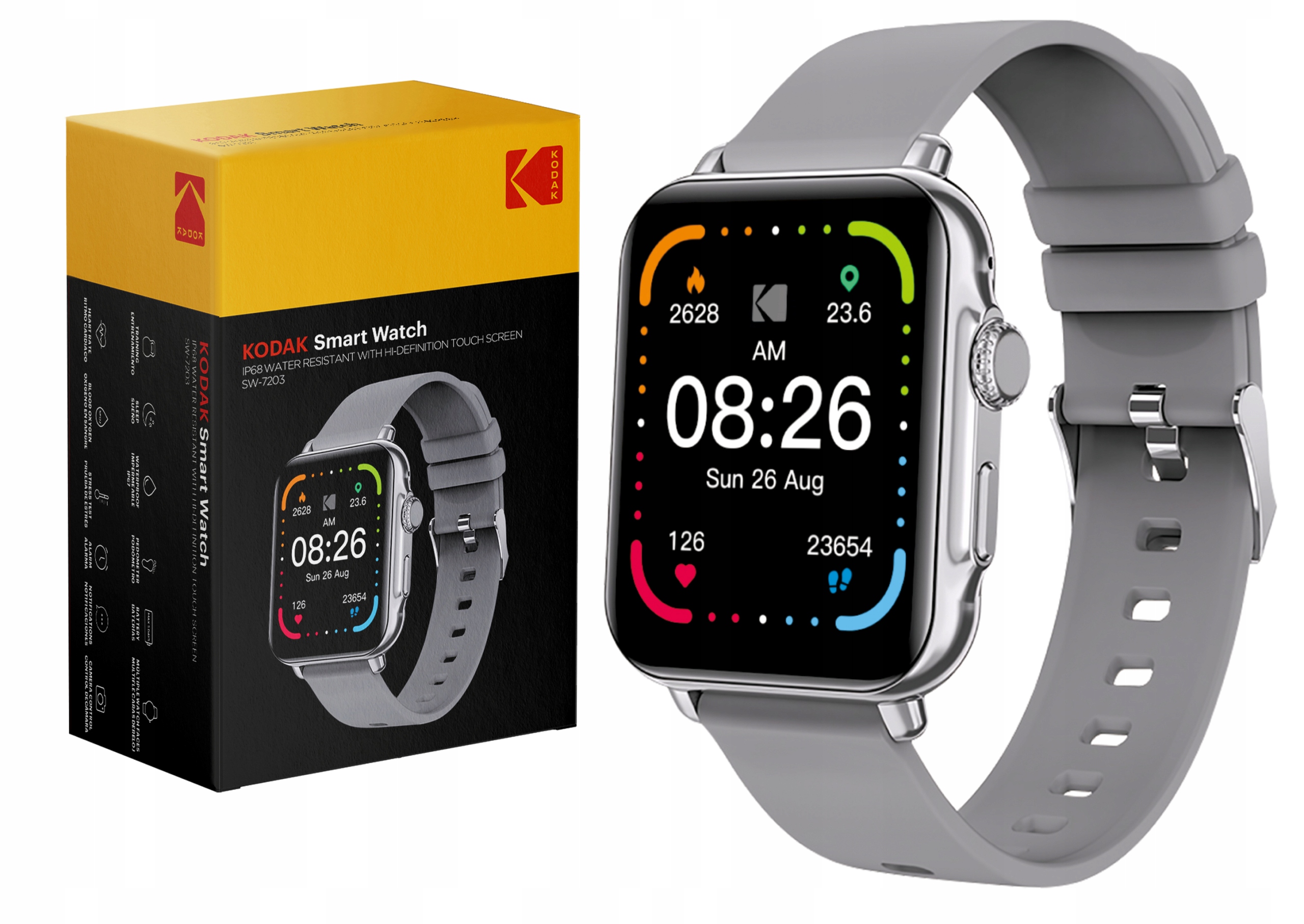 Zegarek Smartwatch Kodak SW-7203 – Nowoczesny styl i funkcjonalność