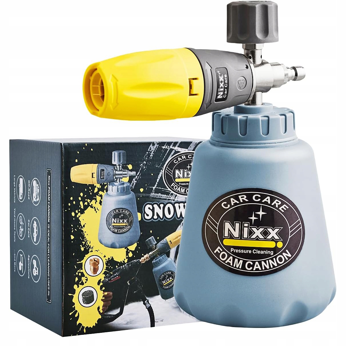 KOMPLET PROFESJONALNA DUŻA PIANOWNICA PIANA DO MYJKI SZYBKOZŁĄCZKA 1/4