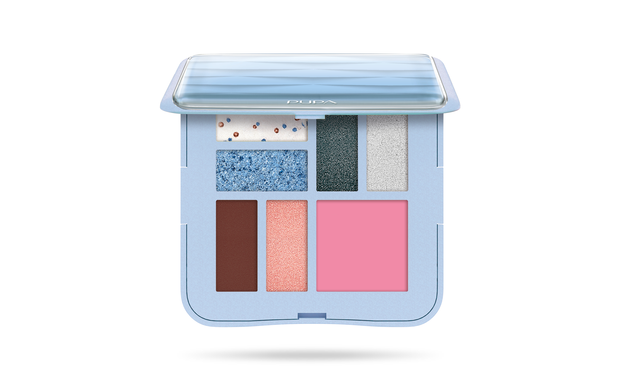 Wielofunkcyjna paleta cieni o różnych teksturach