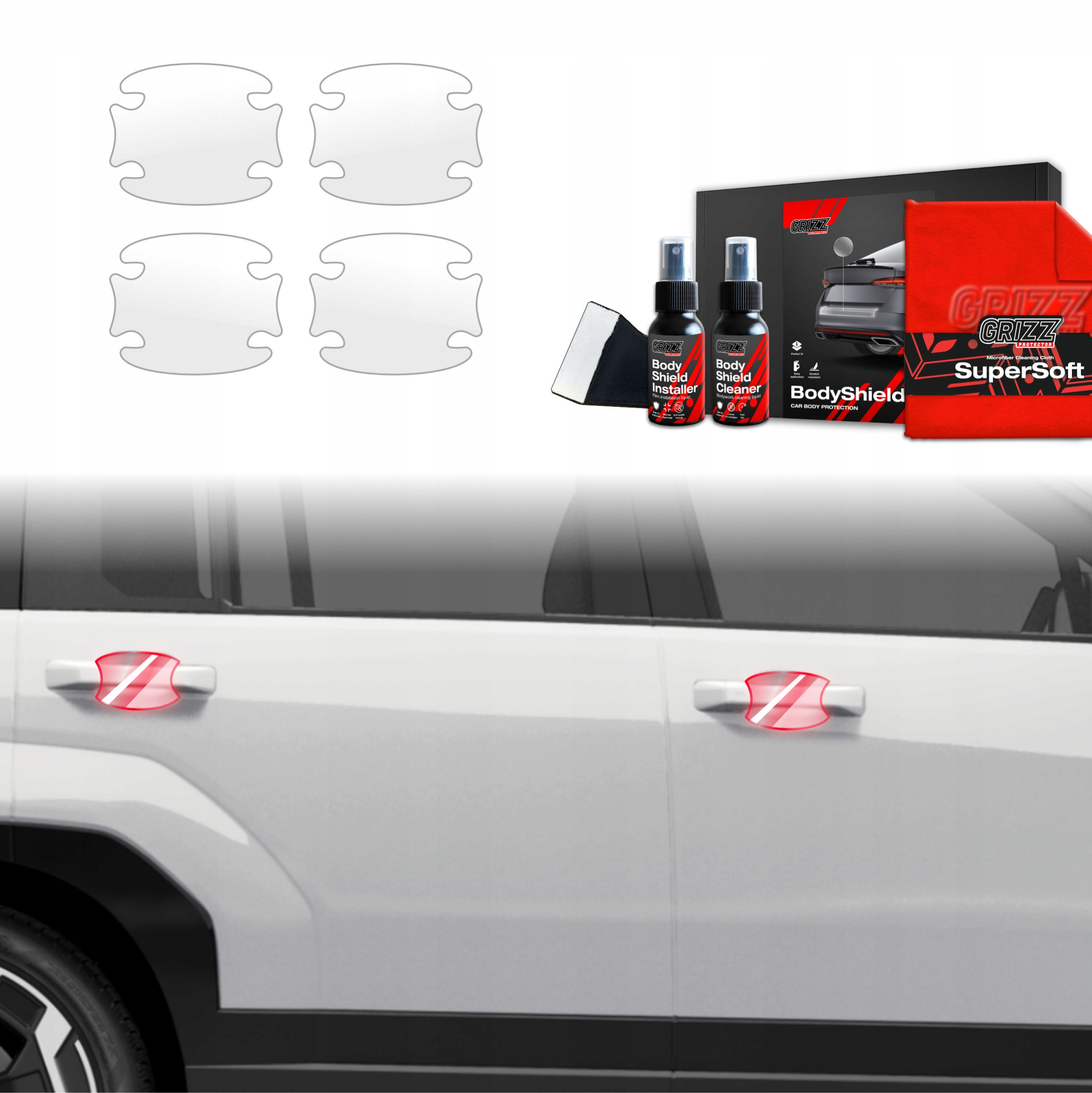 Zawartość zestawu BodyShield – Wszystko, co potrzebujesz do instalacji