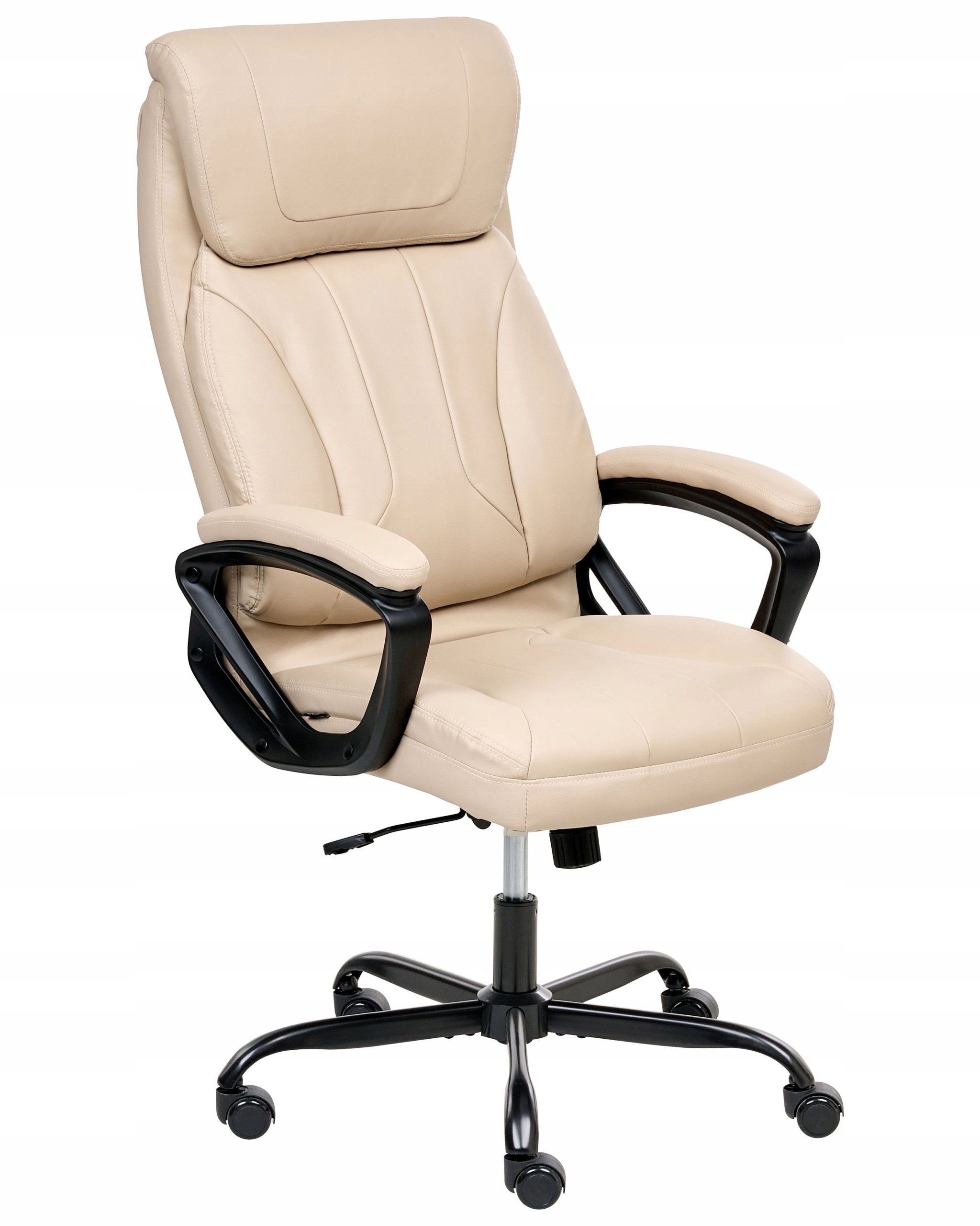 PROUD Office Chair, Eco-Leather, Beige – Comfort and style in your office