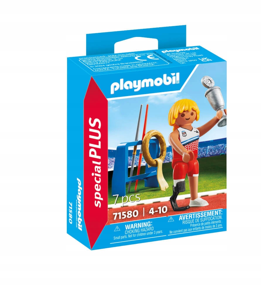 Playmobil Zestaw z figurką Special Plus 71580 Oszczepnik – Przygotuj się na sportowe przygody!