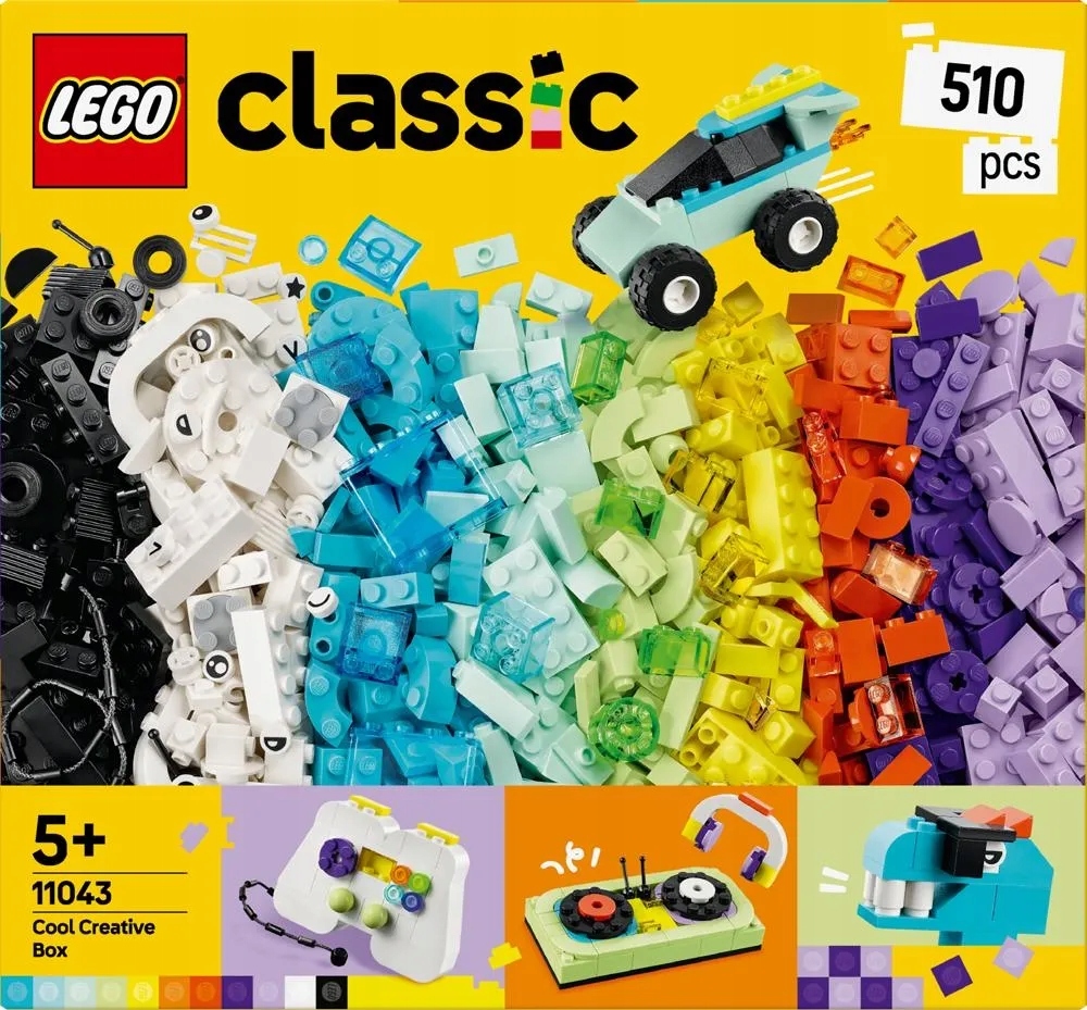 Kreatywność i zabawa z 510 elementami LEGO