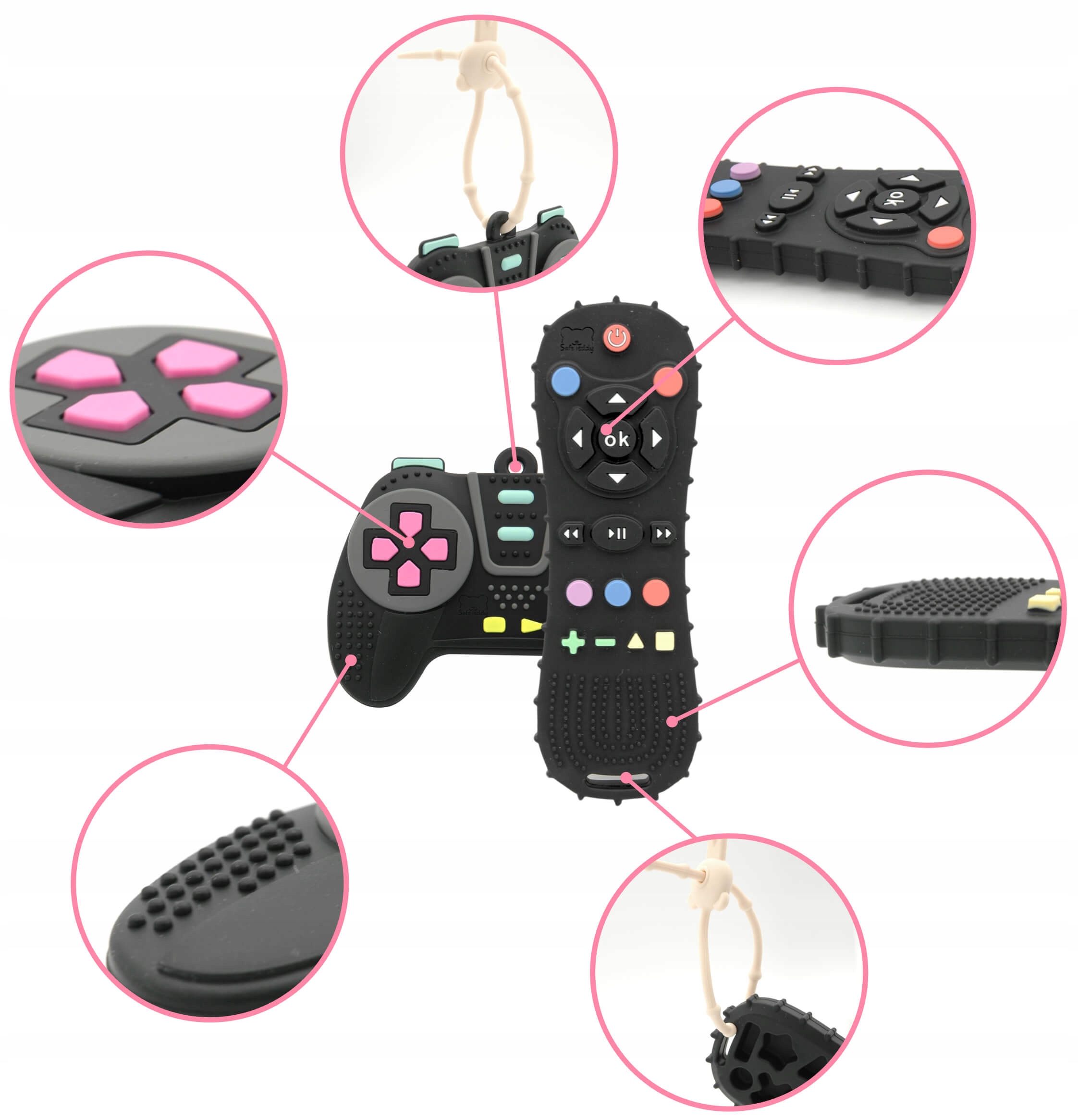 Atrakcyjne wypustki i sensoryczna faktura dla malucha