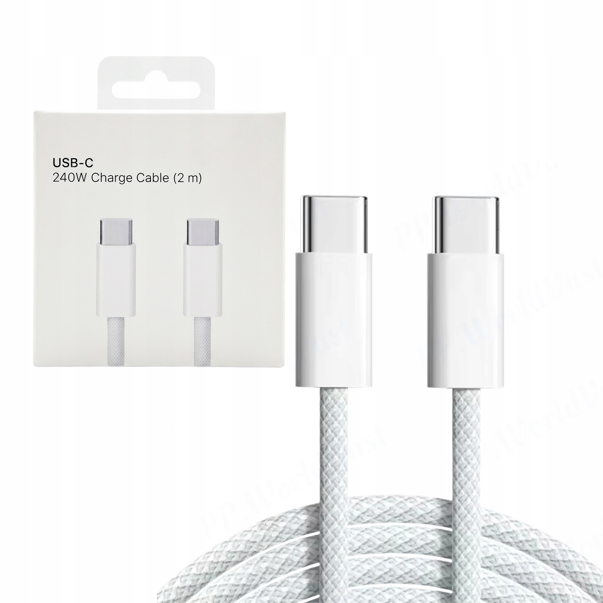 Szybki Kabel USB typ C - USB typ C 240W 2m do Laptopa i Telefonu