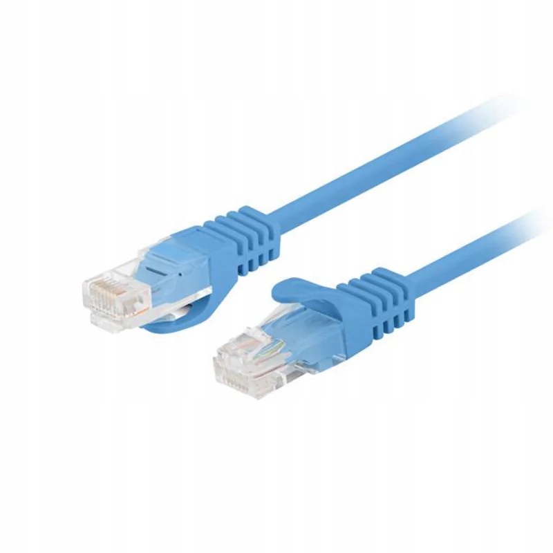 Patchcord Lanberg UTP kat.6 1m niebieski 10-pack – Wysoka jakość i niezawodność