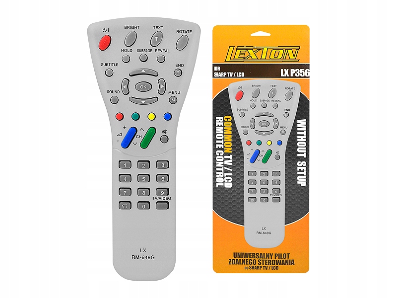 Pilot zdalnego sterowania HQ LXP356 – Twoje wsparcie w obsłudze telewizora