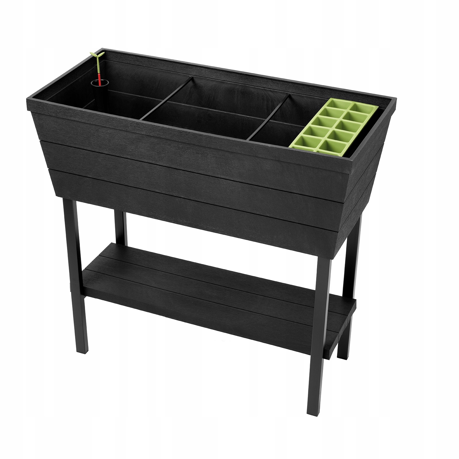 Przemyślana konstrukcja z wbudowanym systemem nawadniania