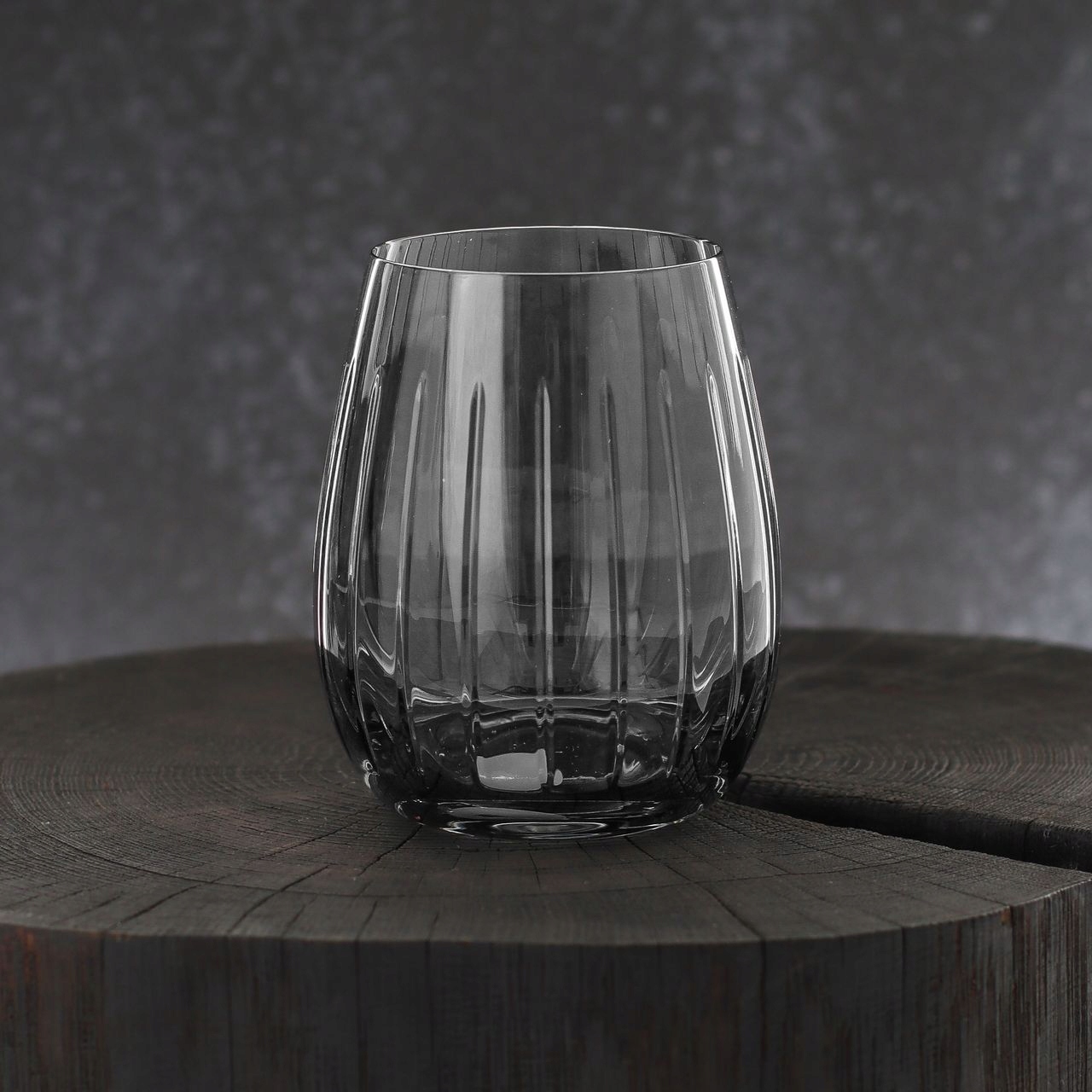 Szklanka do wody whisky 420ml z linii Edith kolor Grey – Elegancja w Twoim domu
