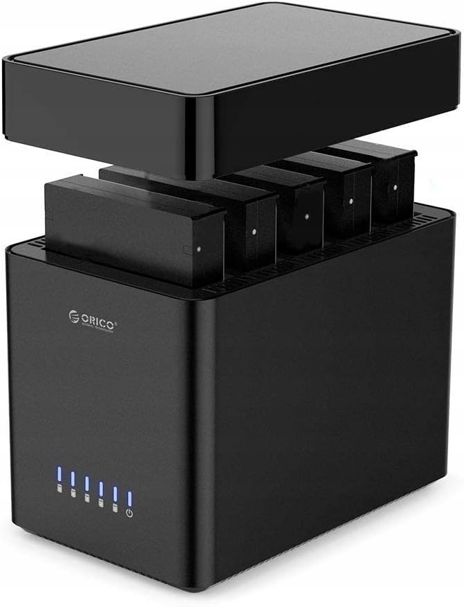 ORICO Stacja Dokująca 5 Zatoka USB 3.0 SATA 5x18TB Magnetyczna HDD – Efektywne zarządzanie danymi