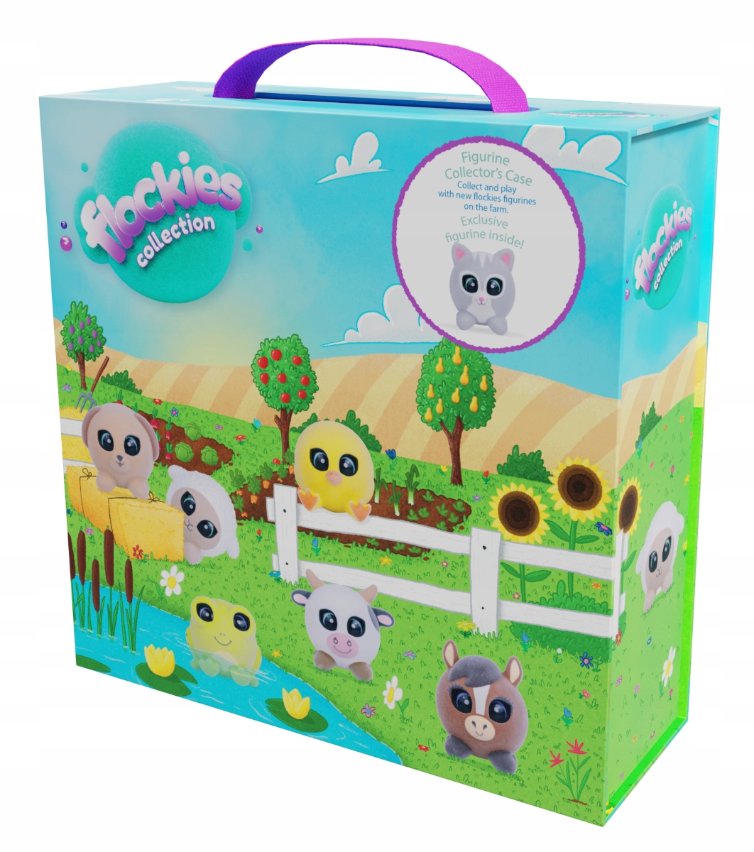 Figurka Tm Toys TMT Flockies walizka i figurka FLO0726 – Zabawka pełna przygód