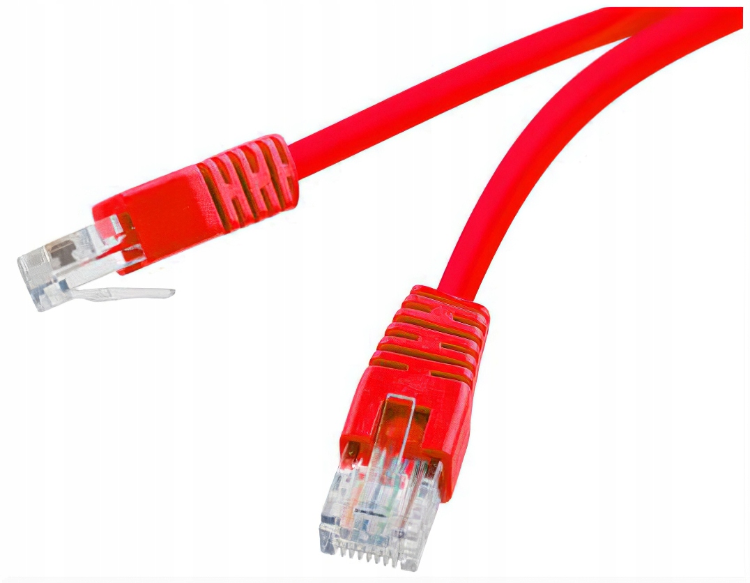 Wysokiej jakości kabel sieciowy Kat. 6 z pozłacanymi stykami
