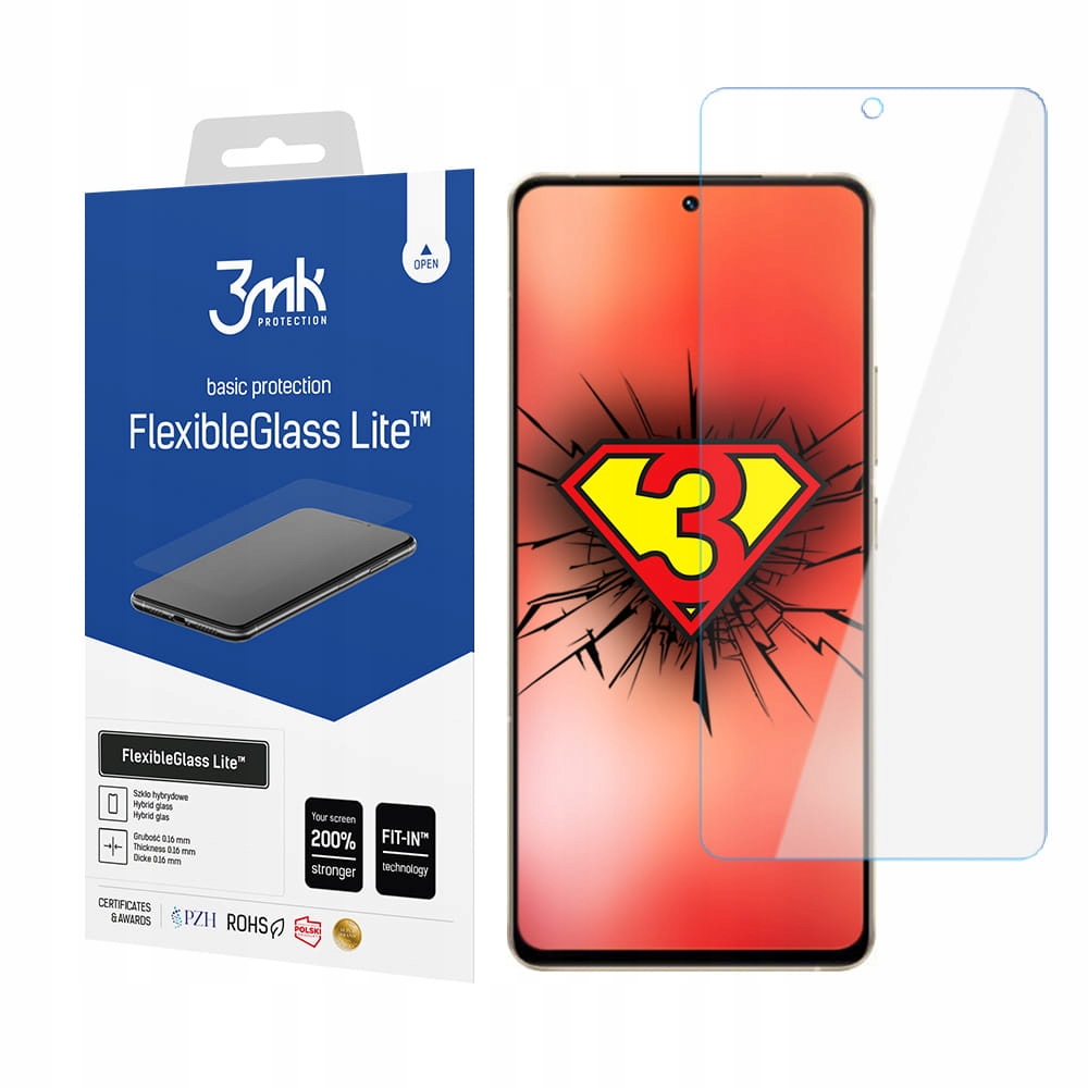 VIVO S15 - 3MK FLEXIBLEGLASS LITE – Najcieńsze szkło hybrydowe na rynku
