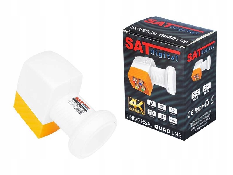 PS KONWERTER SAT QUAD SAT-DIGITAL – Doskonałe rozwiązanie dla odbiorników DVB-S/DVB-S2