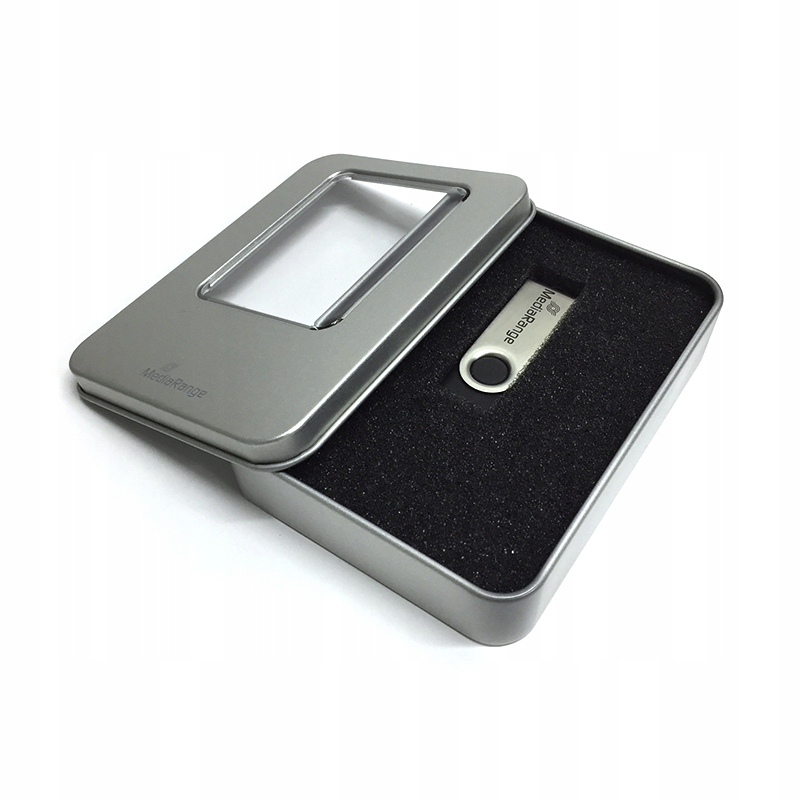 MediaRange Aluminium-Box – Eleganckie etui na pendrive