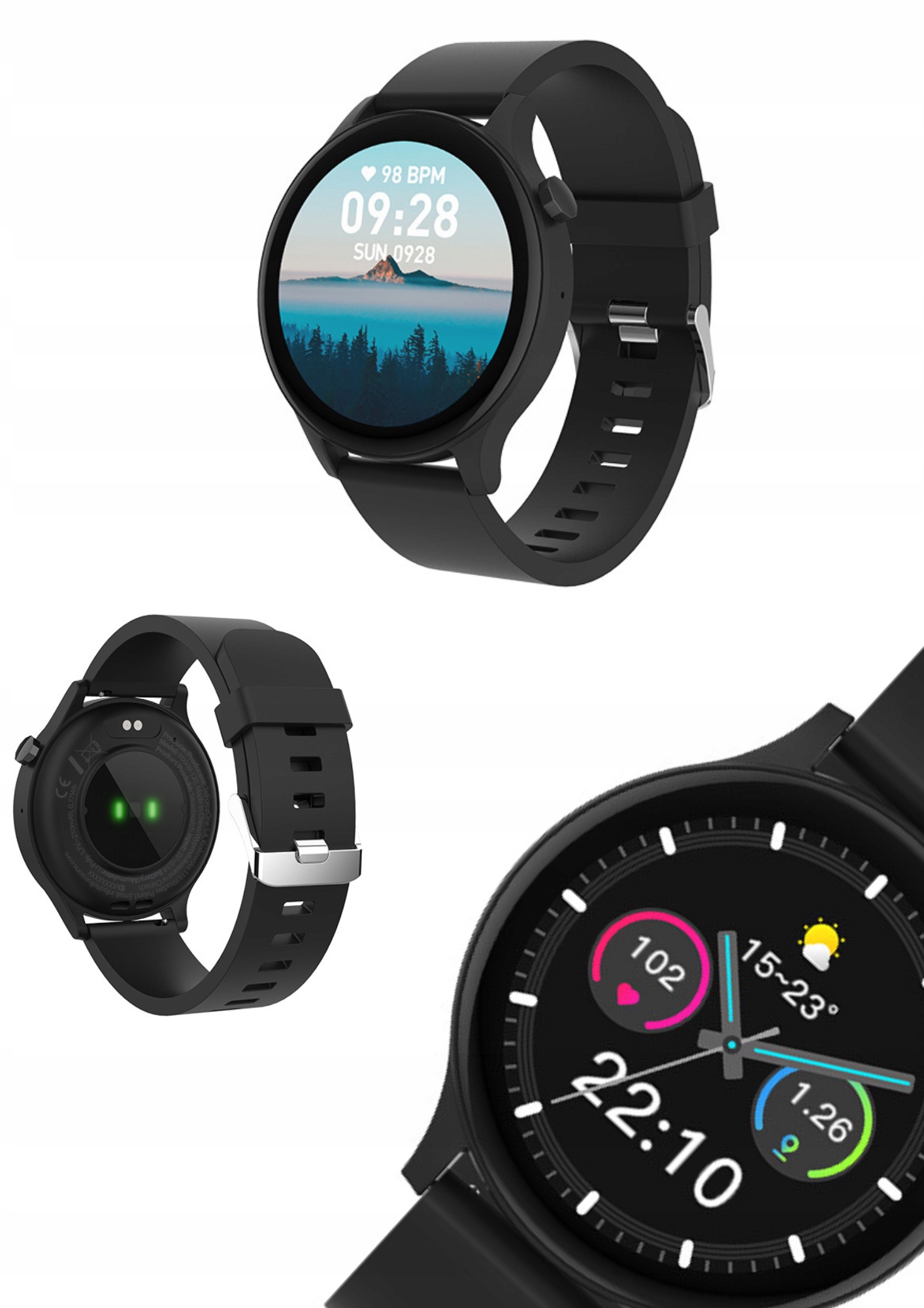 Smartwatch Maxlife MXSW-120 BLACK – Twój idealny towarzysz aktywności