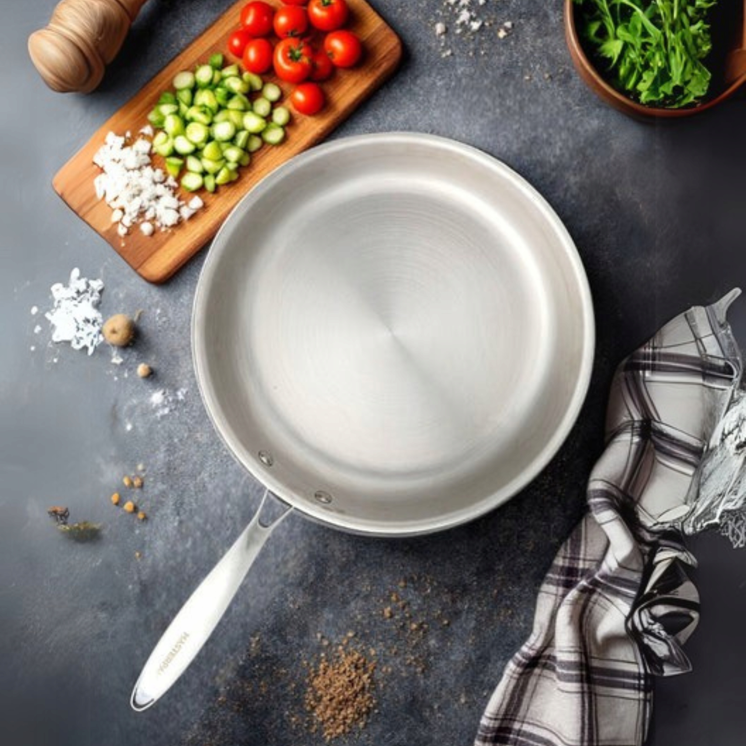 Trójwarstwowa konstrukcja dla równomiernego nagrzewania