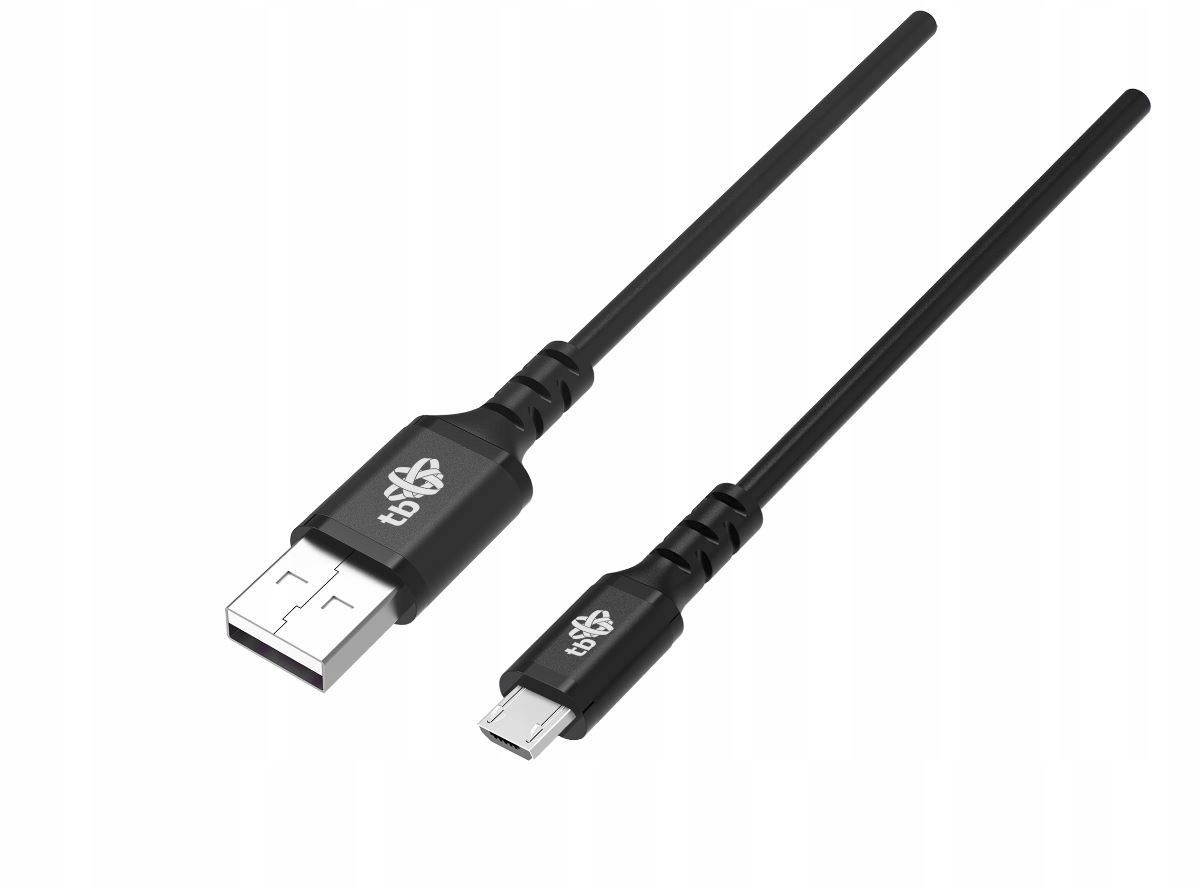 Kabel TB USB - microUSB 1 m Czarny – Idealne połączenie dla Twojego urządzenia