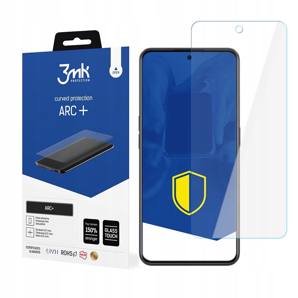 ONEPLUS ACE - Folia ochronna 3mk ARC+ – Doskonała ochrona dla Twojego smartfona