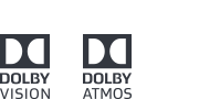 Logo Dolby Vision i Dolby Atmos