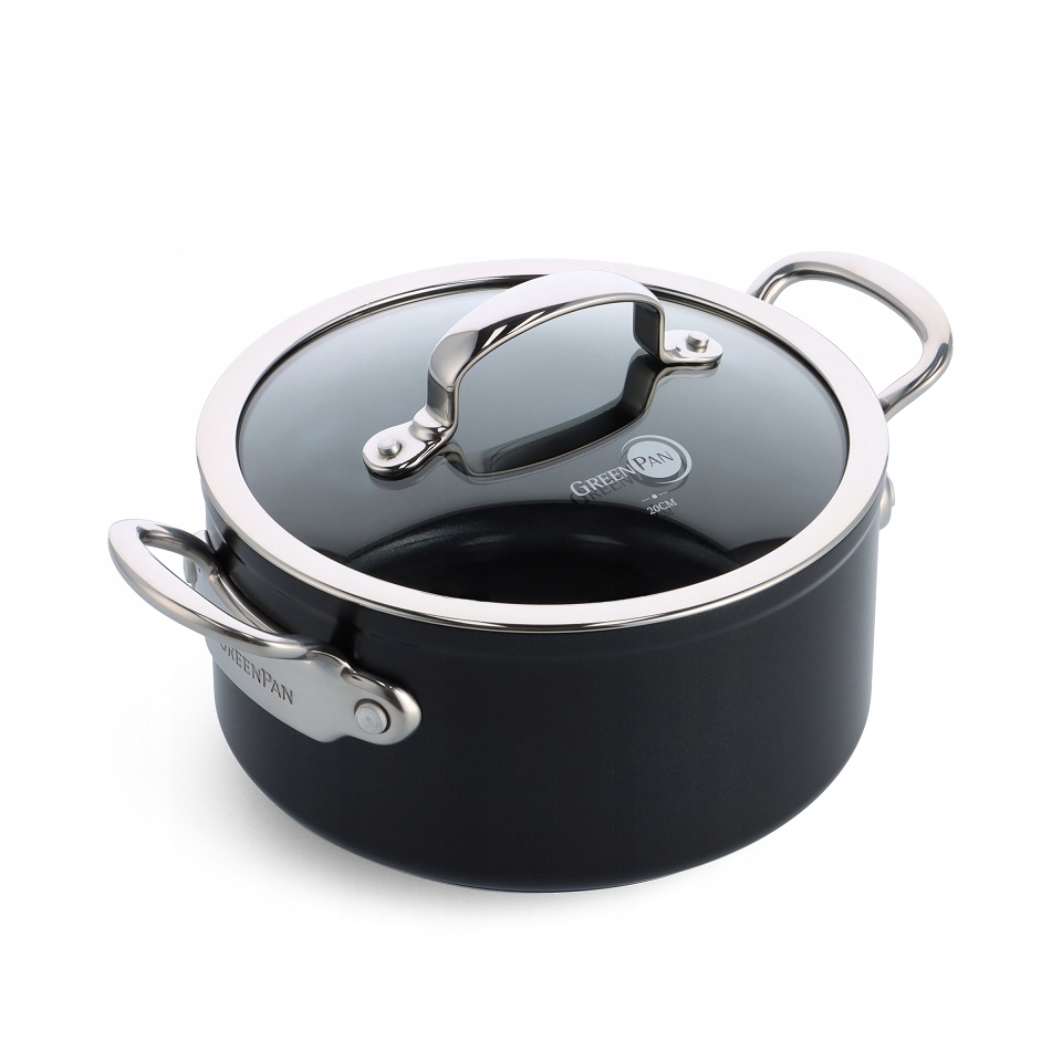 Garnek tradycyjny GreenPan Barcelona Pro 20cm – Elegancja i funkcjonalność w Twojej kuchni