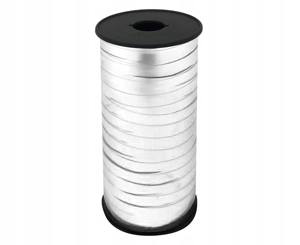 Tasiemka metalizowana srebrna 92m – Idealna do dekoracji