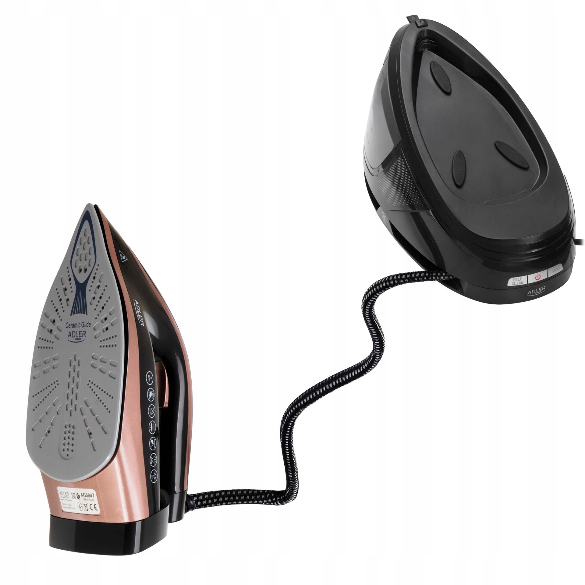 Silny wyrzut pary 600 g/min – Skuteczne usuwanie zagnieceń