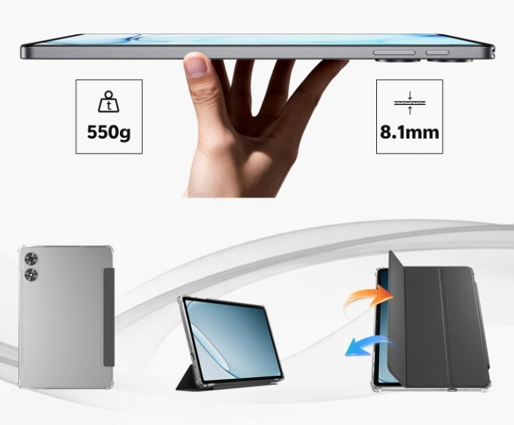 Konstrukcja i wymiary – Smukły design tabletu SVITOO P11